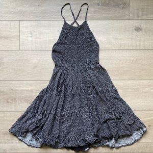 UO KIMCHI BLUE backless mini dress